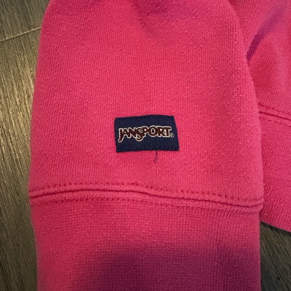 Vintage Jansport Pink Sweatshirt Hoodie FIU - Picture 2 of 8